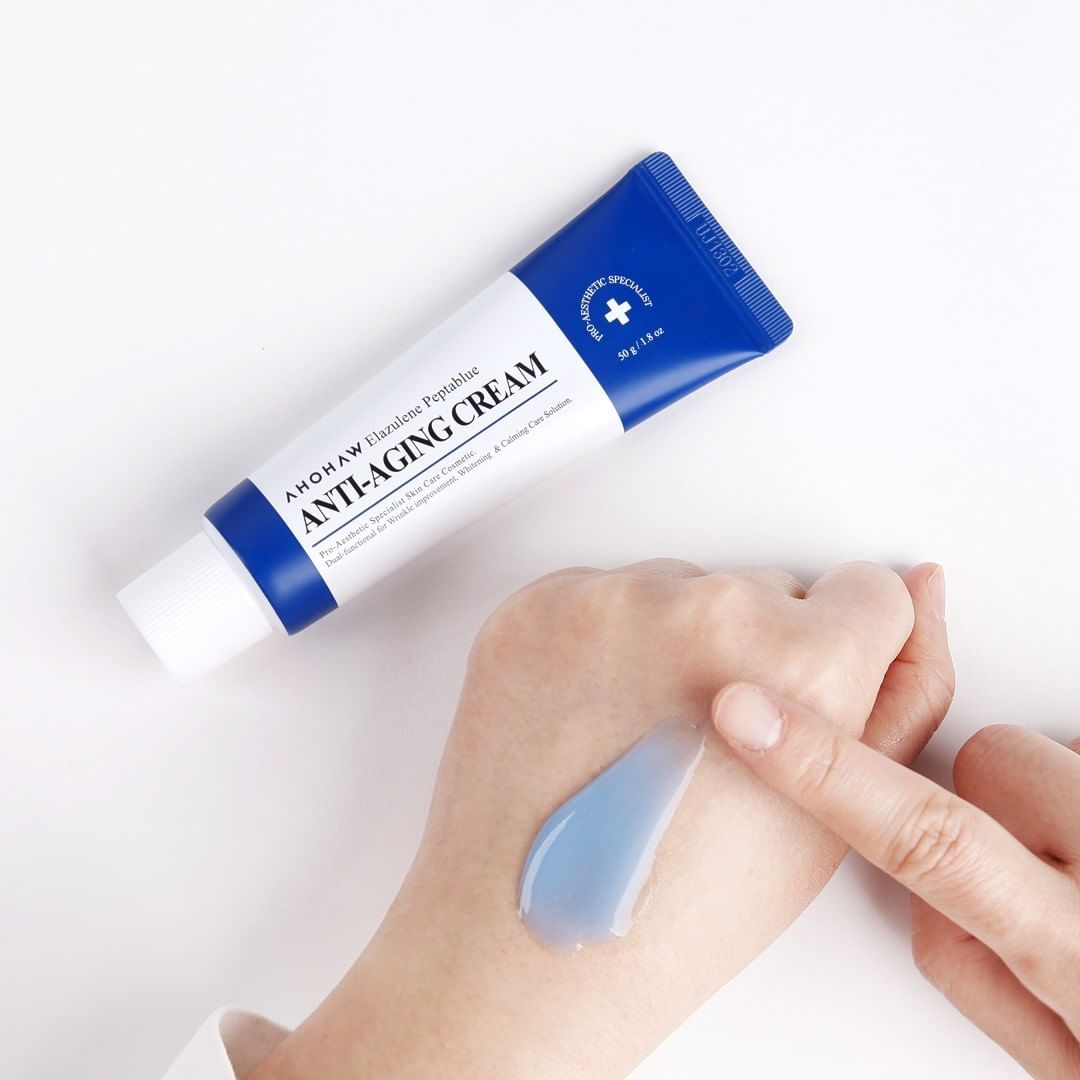 韓国コスメ　Elazulene Peptablue Cream 50g Elazulene Peptablue Anti Aging Cream 50g AHOHWA | eBay